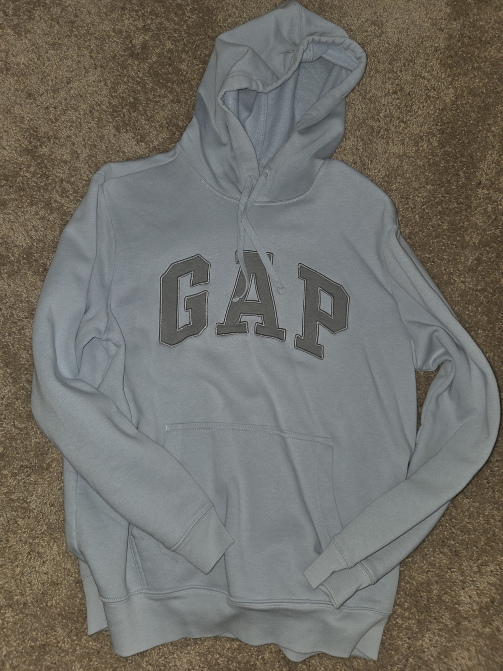 GAP Baby Blue Pull Over Hoodie.